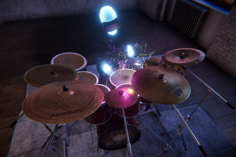 Aerodrums Release 3D/VR Companion App For Their Air Drumming Instrument.