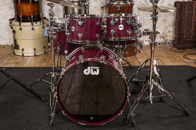 DW Collectors Series Pure Purpleheart Shell Pack – Drummer’s Review