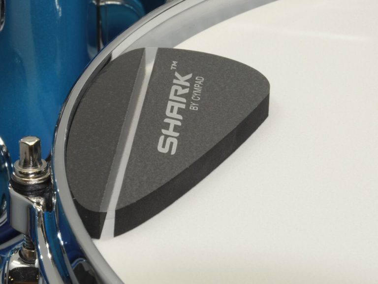 Cympad Shark adds new twist to snare drum mutes