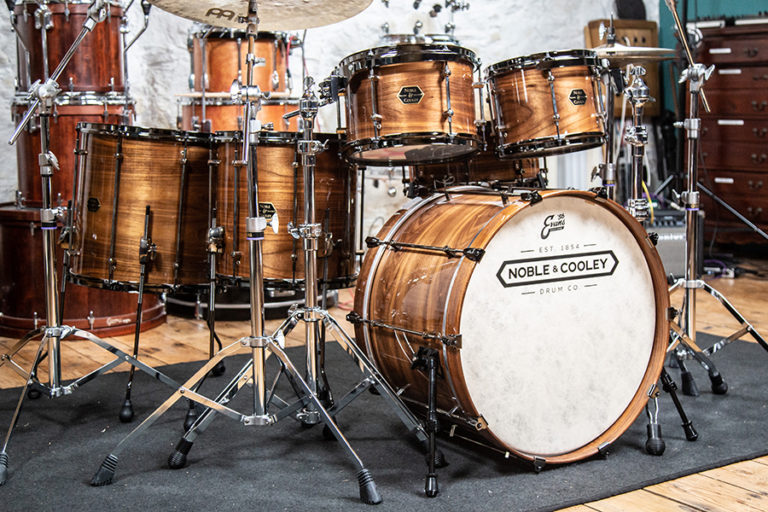 Noble & Cooley Walnut Classic Series Shell Pack w/Matching Snare Drum – Drummer’s Review