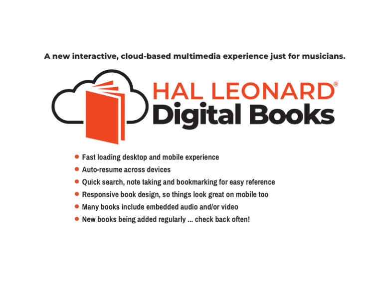 New Hal Leonard Digital Books Offer Musicians a ﻿Revolutionary E-Book Experience