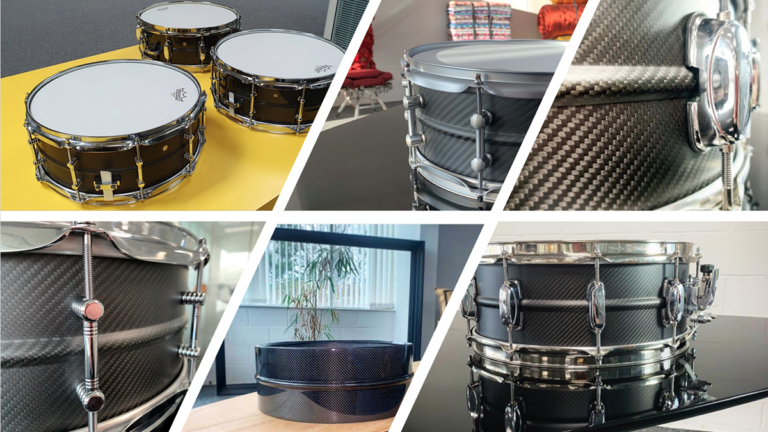 Supernatural Custom Carbon Snares – New for 2020 at The UK Drum Show