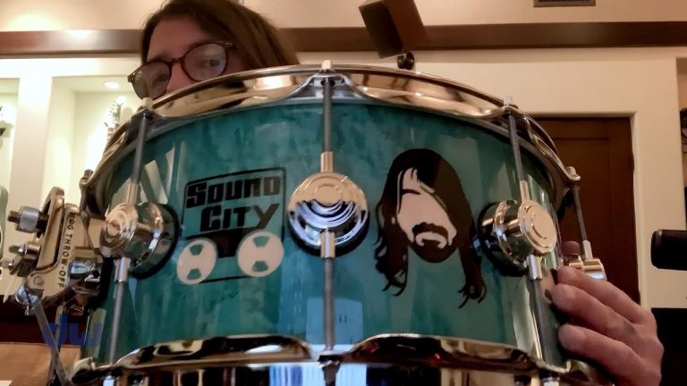 DW Unveils Dave Grohl Icon Snare Drum