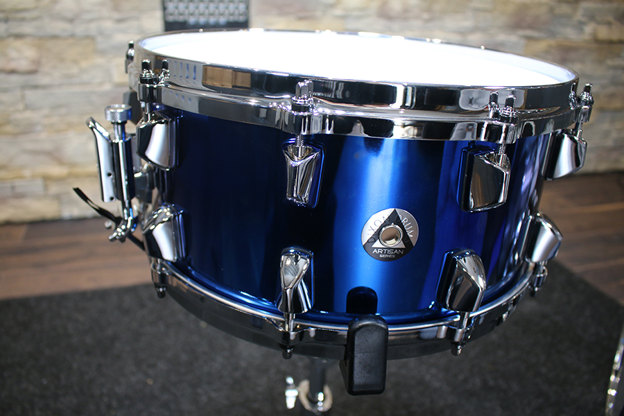 Dixon Artisan Series Blue Titanium Snare
