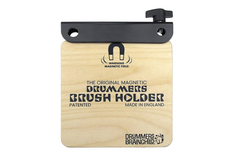 Introducing: The Original Magnetic Drummers Brush Holder from Drummers Brainchild Ltd.
