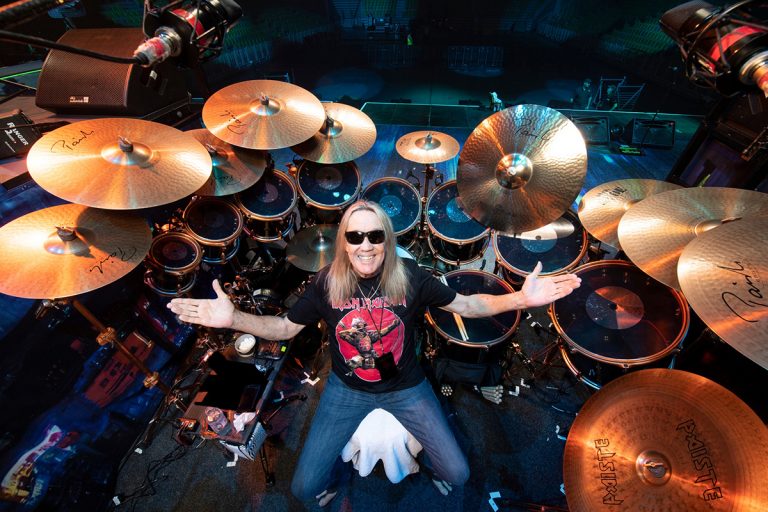 Code Drum Heads Sign Nicko McBrain