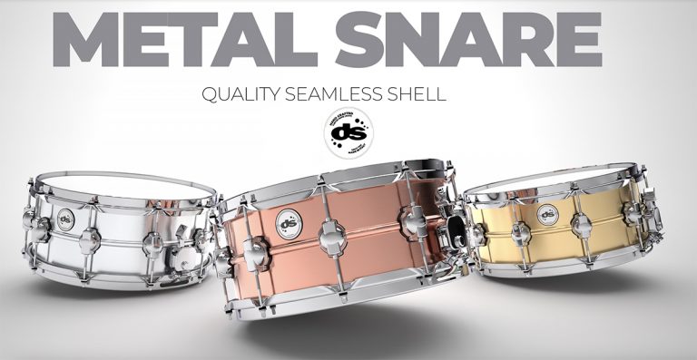 DS Drum Launch New Seamless Metal Snare Series
