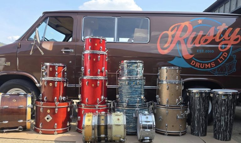 Rusty Returns To The UK Drum Show