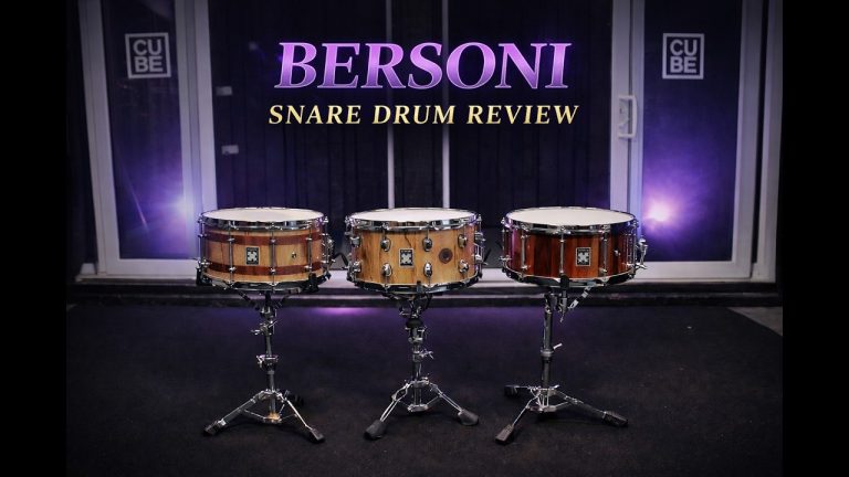 Bersoni Custom Drums | 3 Boutique Snares, One Video