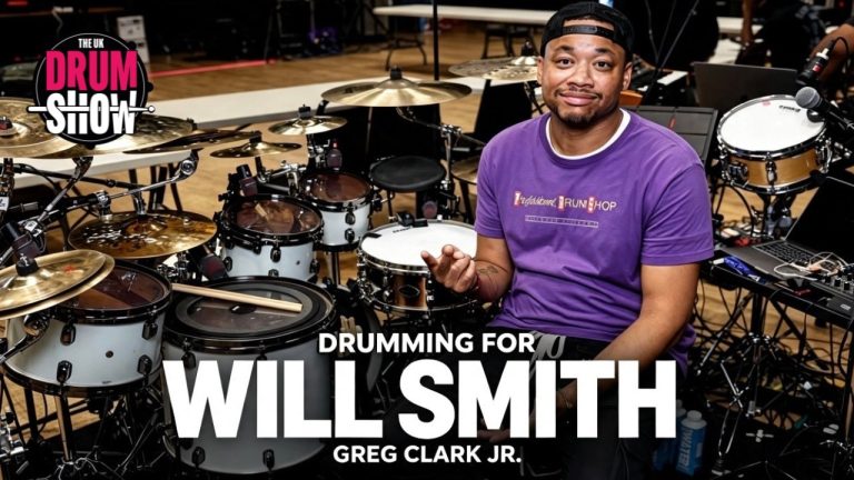 Drumming For WILL SMITH | Greg Clark Jr. | The UK Drum Show